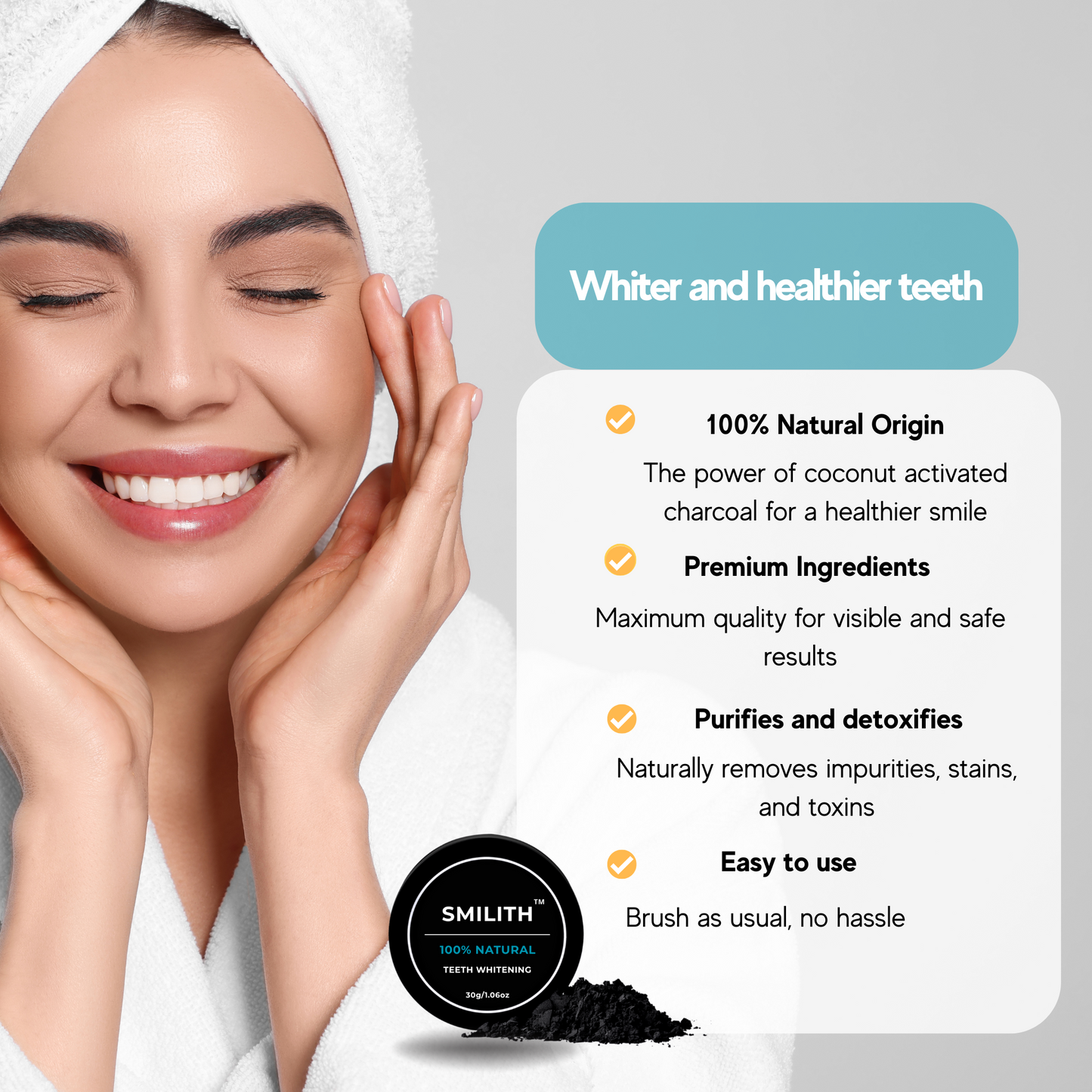 Smilith™ – 100% Natural Teeth Whitening